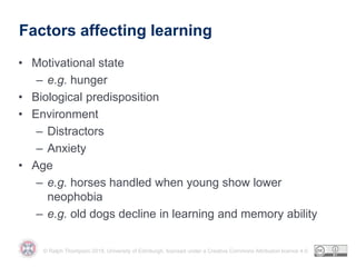 Animal Learning theory lecture | PPTX