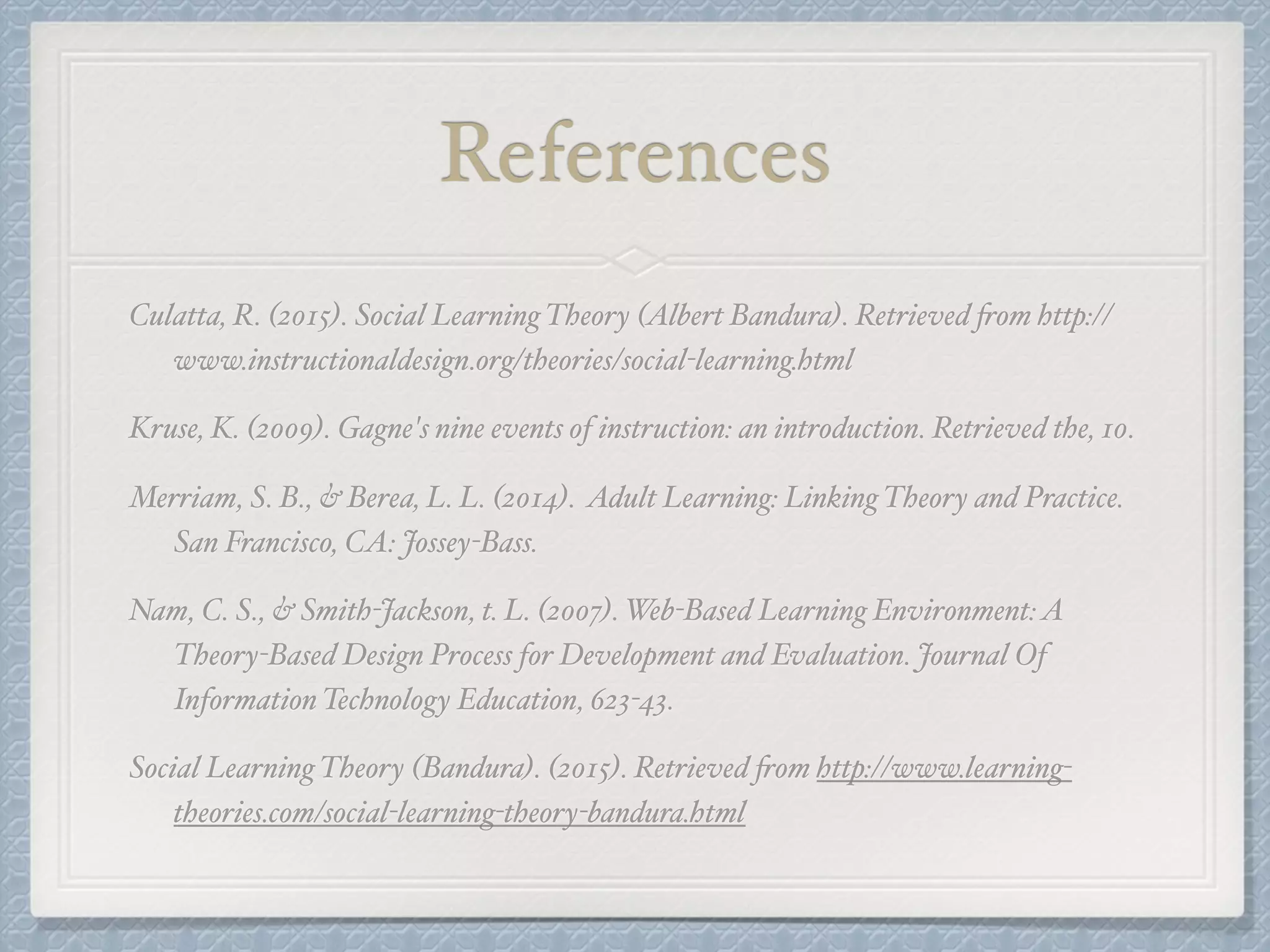 Learning Theory Presentation | PDF