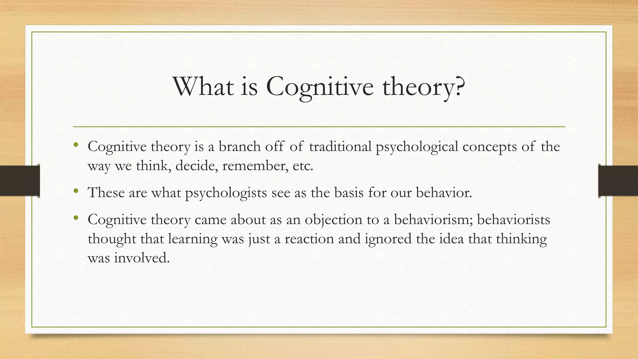 Learning theory ramsey PPT