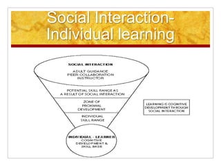 Social Interaction-
Individual learning
 