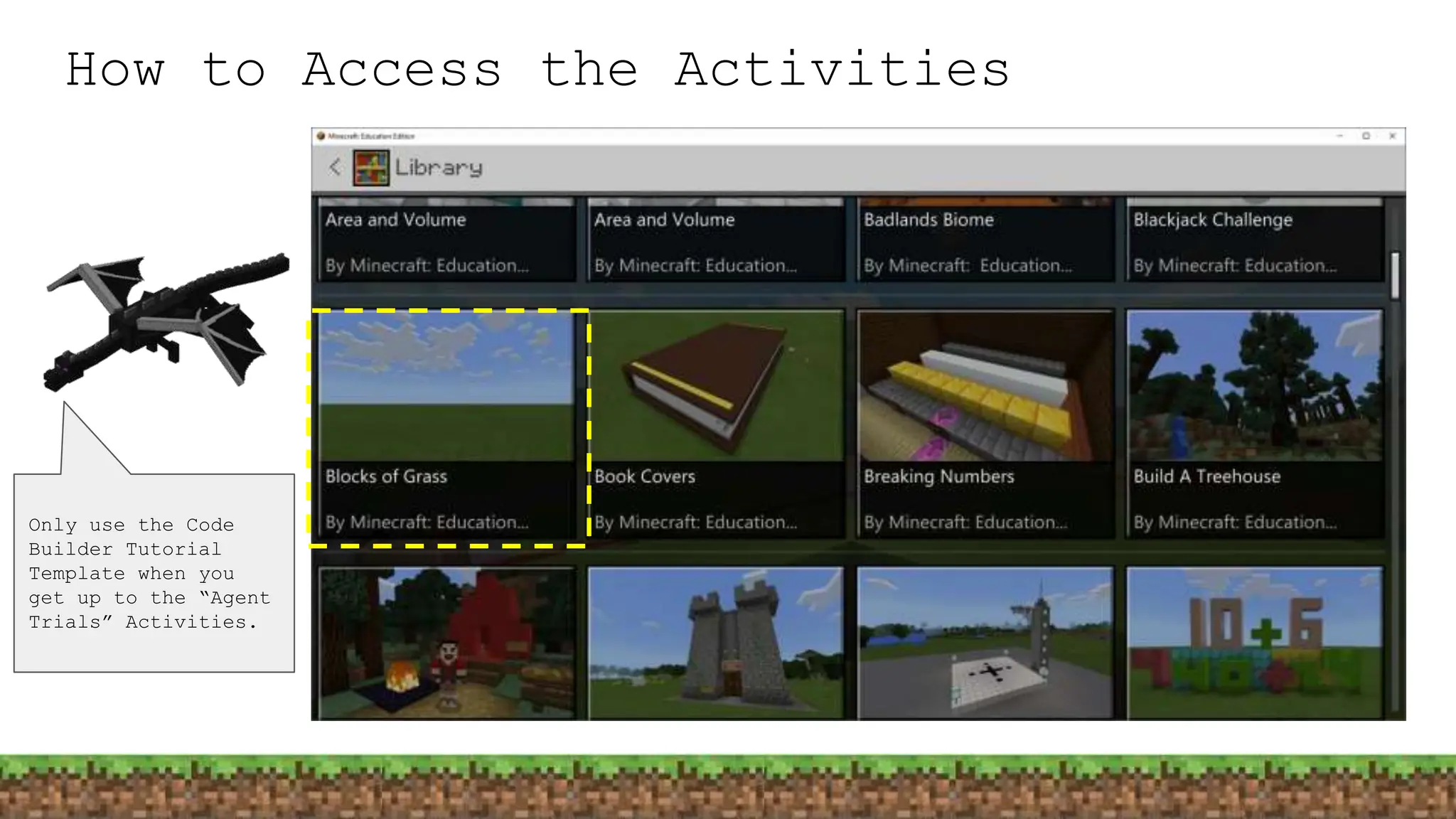 Learning to Code with Minecraft & Grasshopper Booklet.pptx