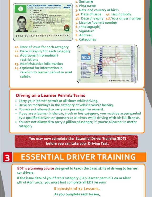 Learning to Drive in Ireland