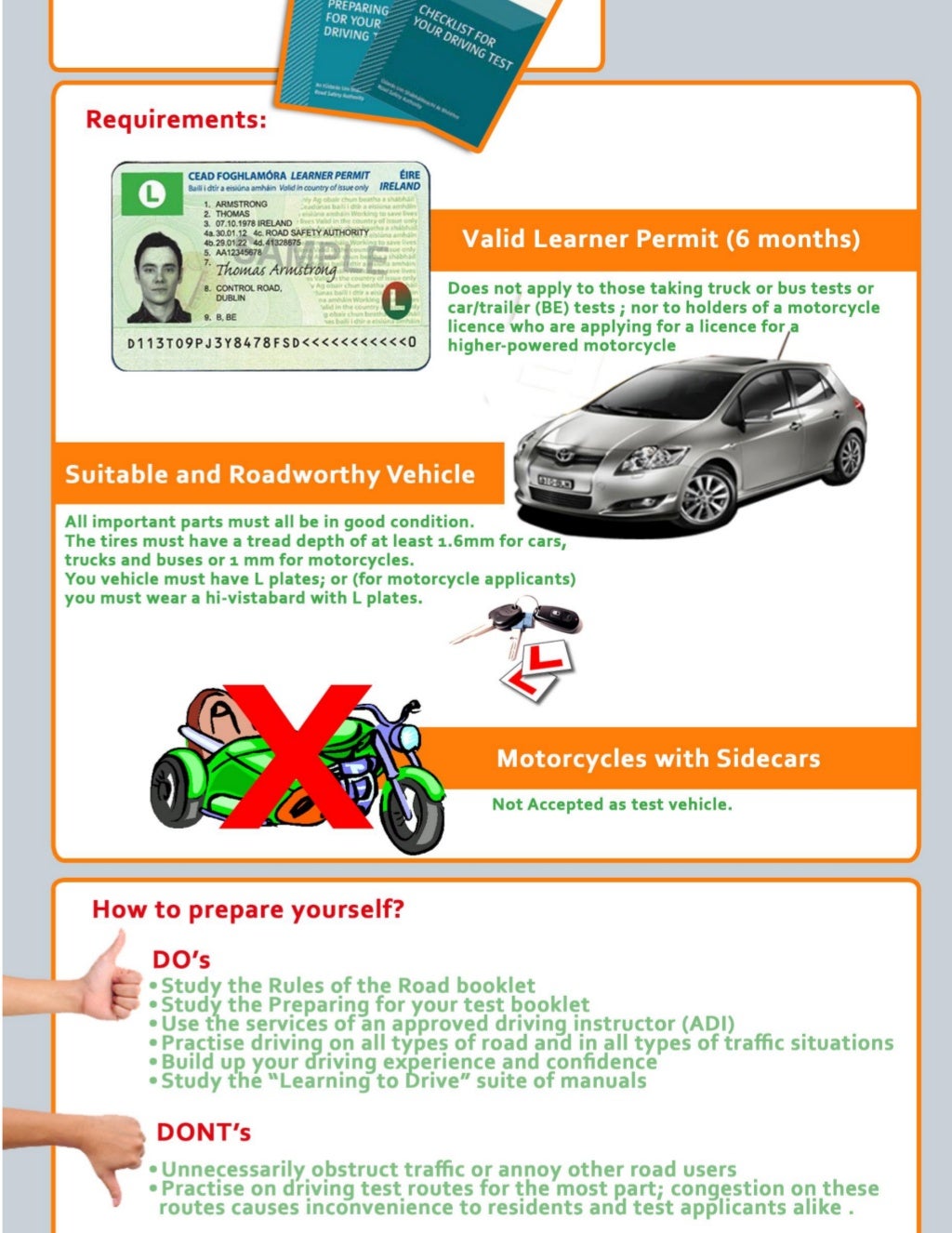 Learning to Drive in Ireland