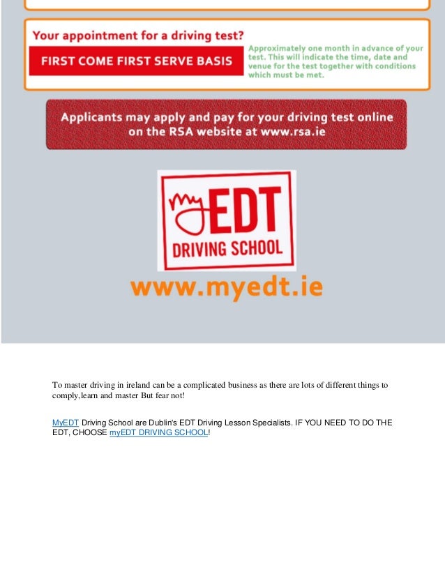 Learning to Drive in Ireland