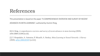 Learning to learn with meta learning | PPTX
