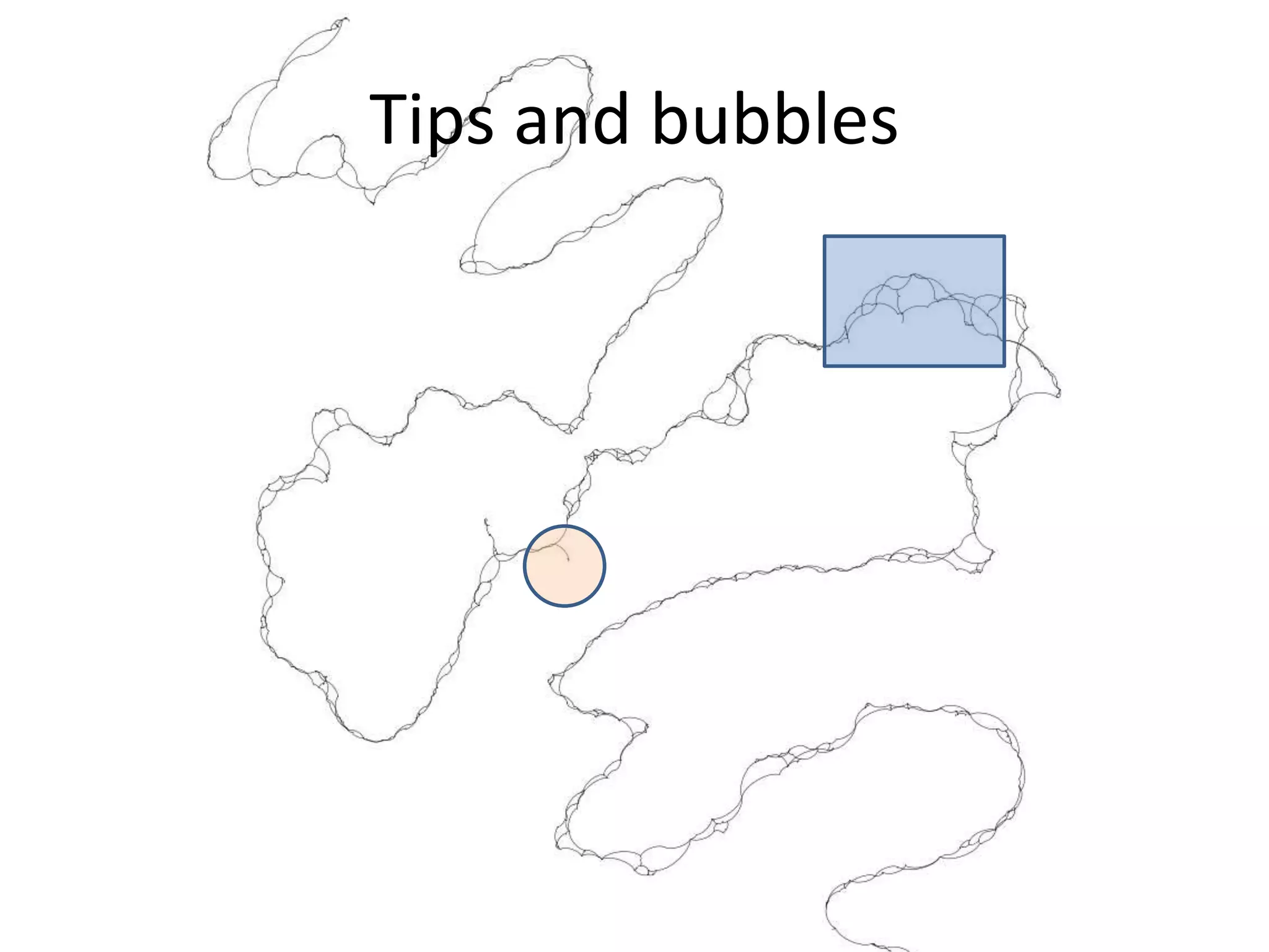 Tips and bubbles
 