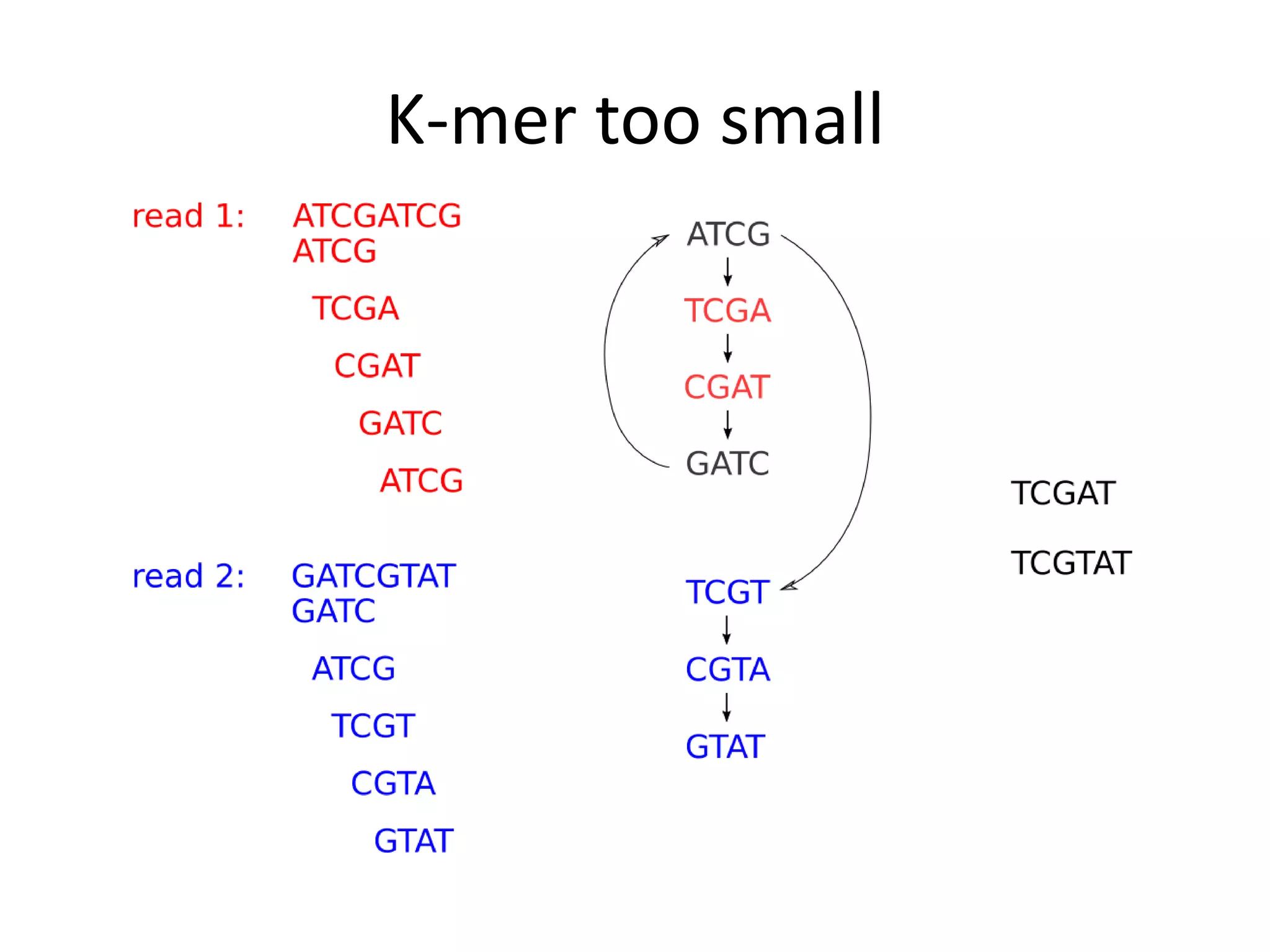 K-mer too small
 