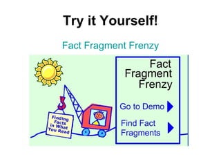 Try it Yourself! Fact Fragment Frenzy 