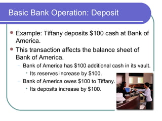 Econ315 Money and Banking: Learning Unit 17:Bank Operation Basics | PPT