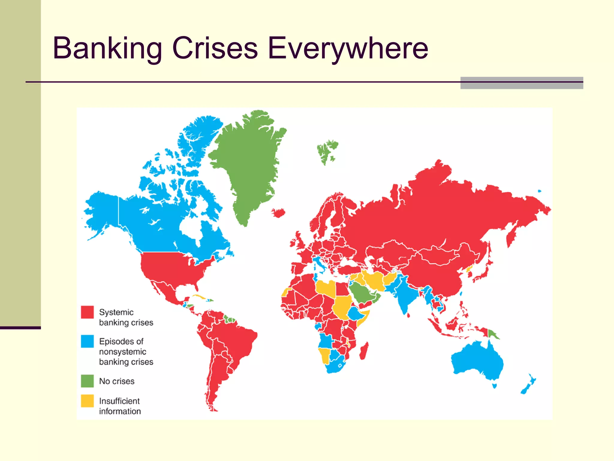 Banking Crises Everywhere
 