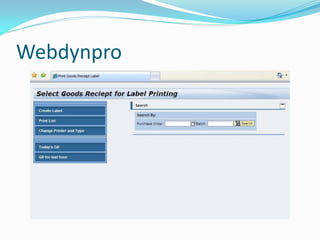 Webdynpro
 