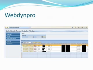 Webdynpro
 