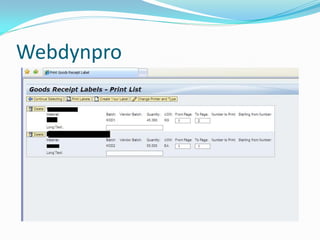 Webdynpro
 