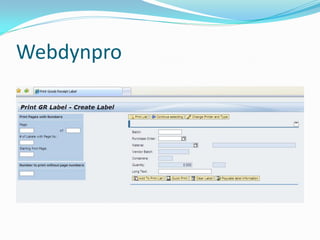 Webdynpro
 