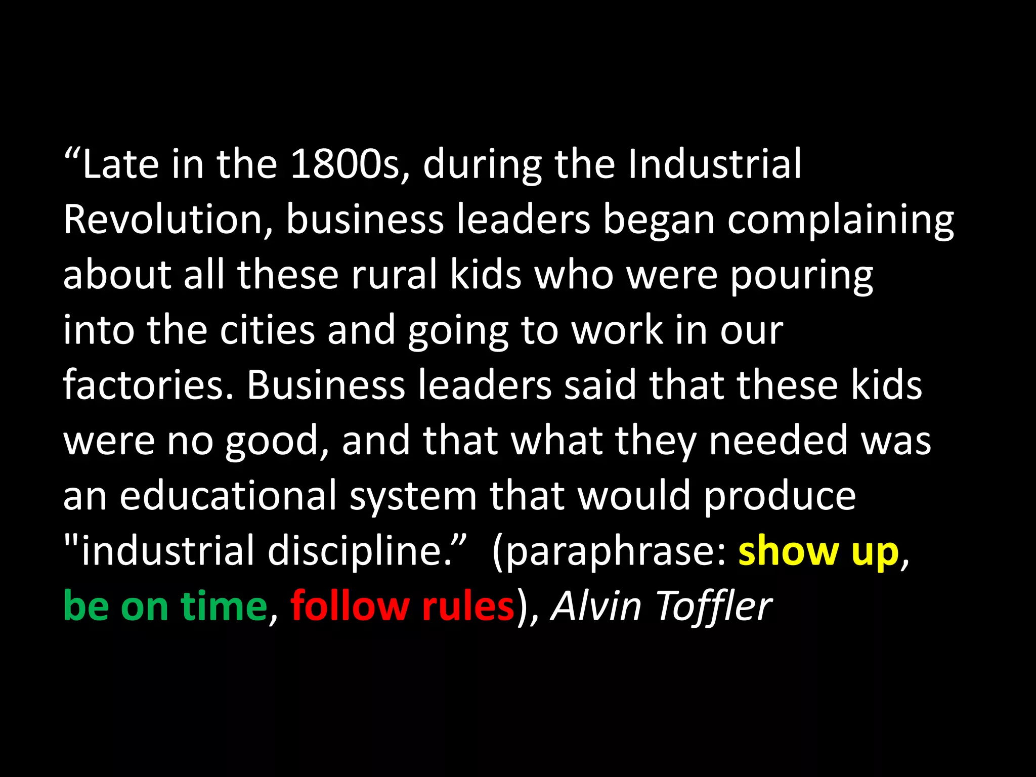“Answering questions like ‘When was the War of 1812?’ is a useless skill in an always-on Wikipedia world.” Linchpin (kindle 789)“We’ve been trained since first grade to avoid mistakes.” Linchpin (kindle 1108)