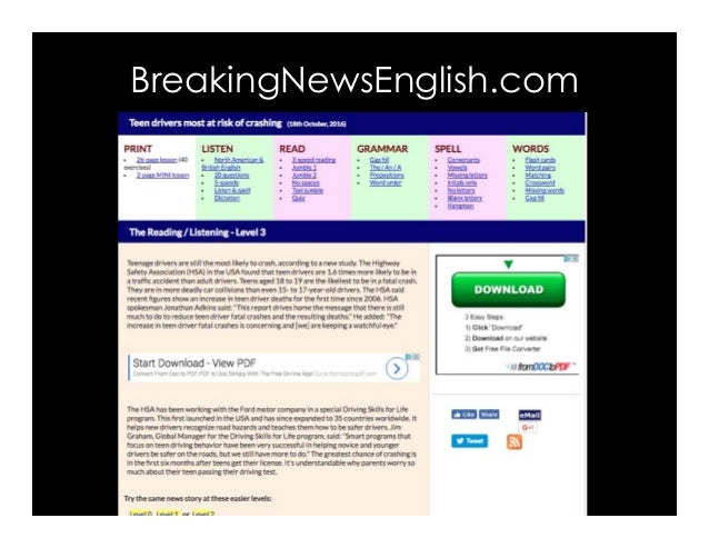 BreakingNewsEnglish.com