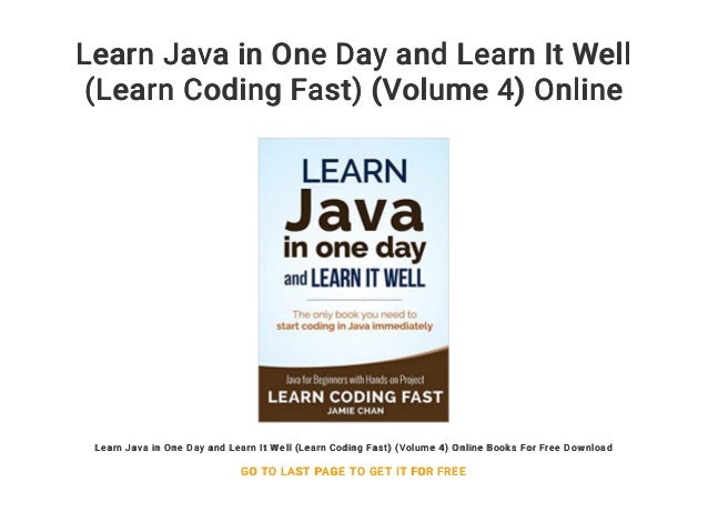 i need an amazing learn java book i need an amazing learn java book
