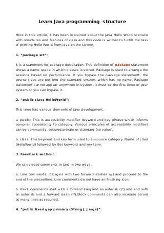 Learn java programming structure image.