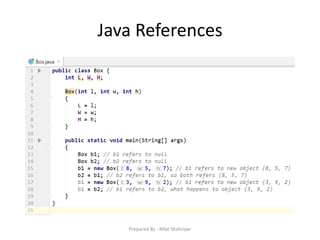 Java References
Prepared By - Rifat Shahriyar
 