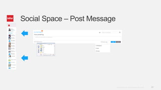 24Copyright © 2013. Infor. All Rights Reserved. www.infor.com
Social Space – Post Message
 