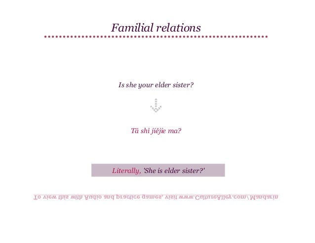 Chinese Family Tree Chinese Language Blog
