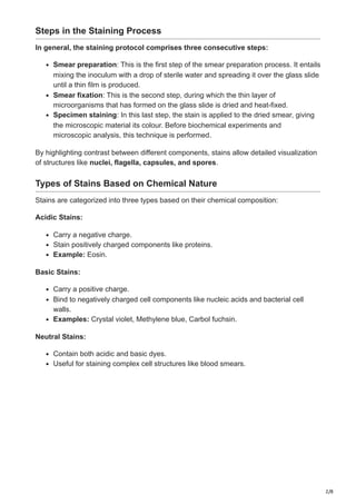 Staining Protocol Worksheet.pdf Culture Staining Techniques in Microbiology Types Methods and ...