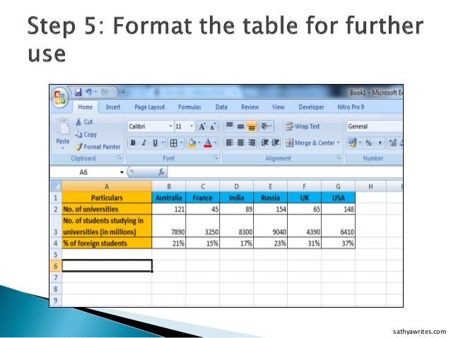 Learn MS Excel: How to Transpose a Table
