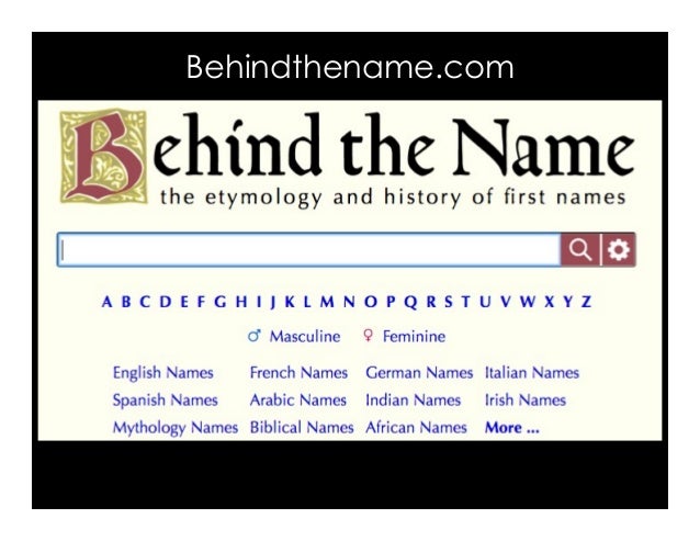 Behindthename.com