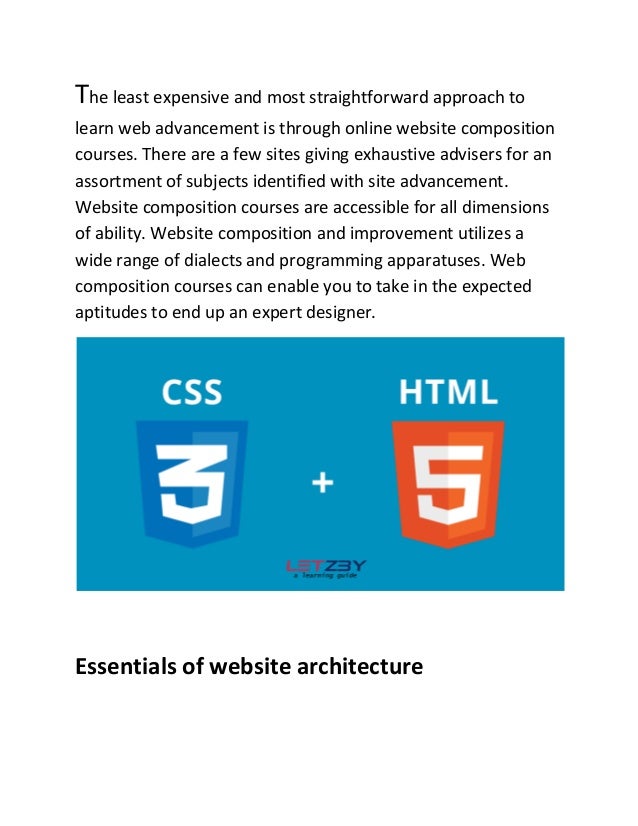 Learn online html and css web design courses