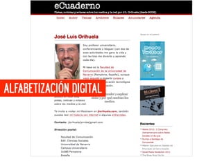 ALFABETIZACIÓN DIGITAL
 