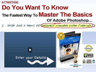 Learn photoshop online