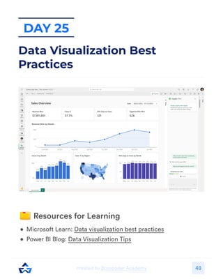 48
Day 25
Data Visualization Best
Practices
 
