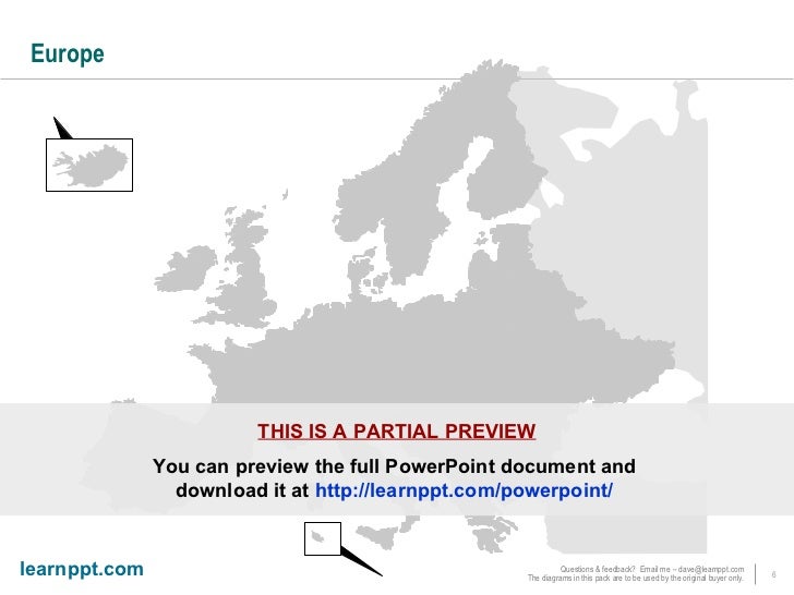 map of emea powerpoint