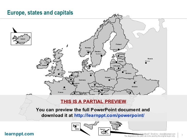 map of emea powerpoint