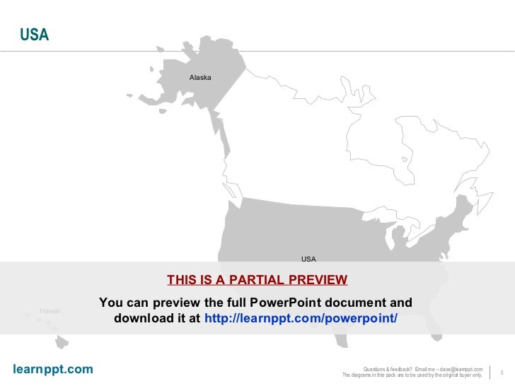 powerpoint maps of usa