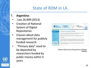 1.
•
•
•
•
Sistema Nacional de Repositorios Digitales
(SNRD)
26
 