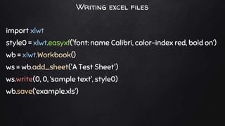 Learn python in 20 minutes | PPTX
