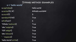 Learn python in 20 minutes | PPTX