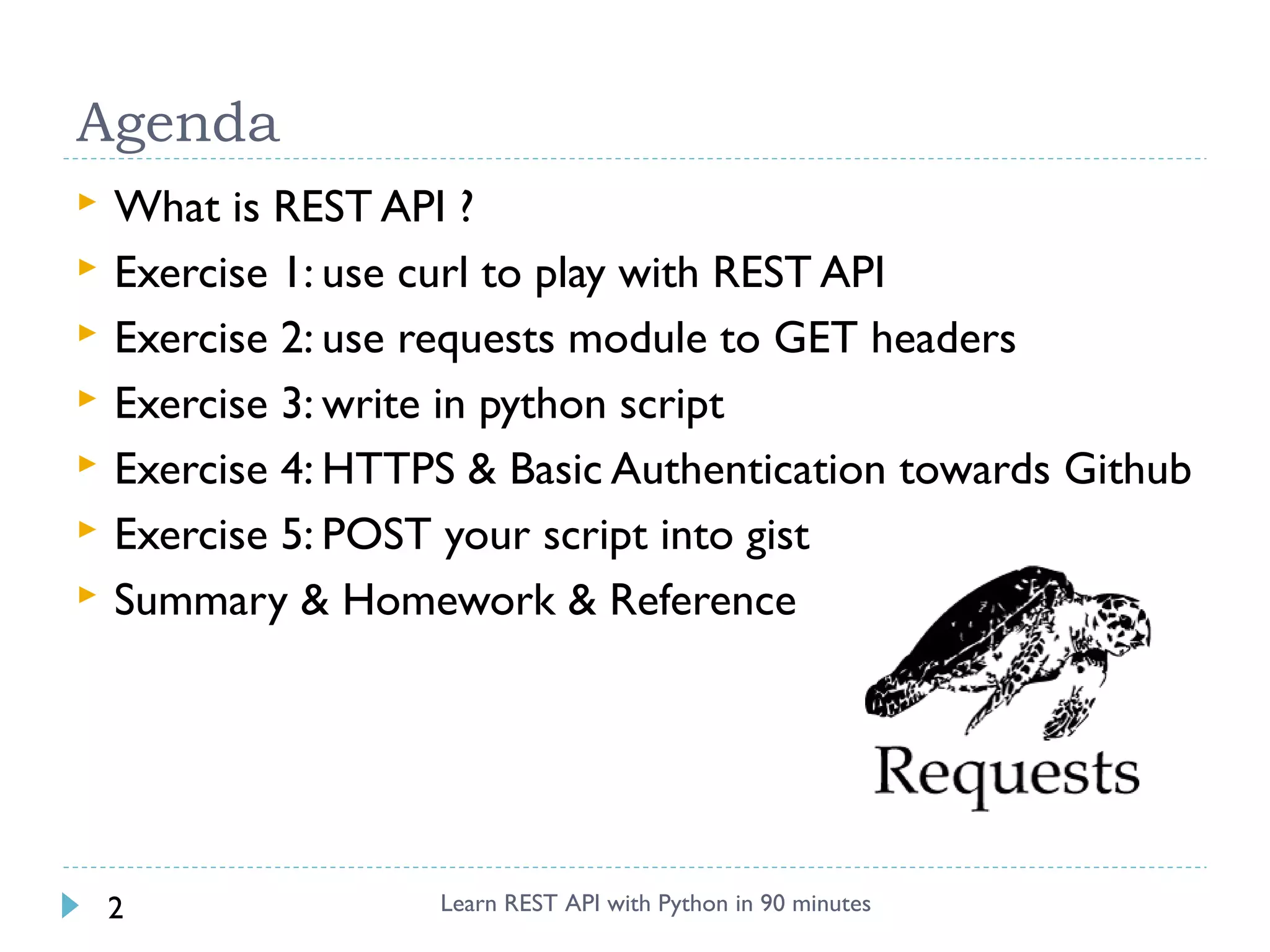Learn REST API with Python | PPT | Web Development | Internet
