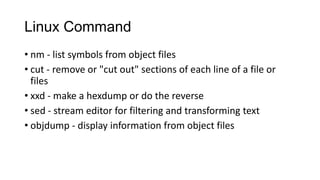 [若渴計畫]64-bit Linux Return-Oriented Programming | PPTX