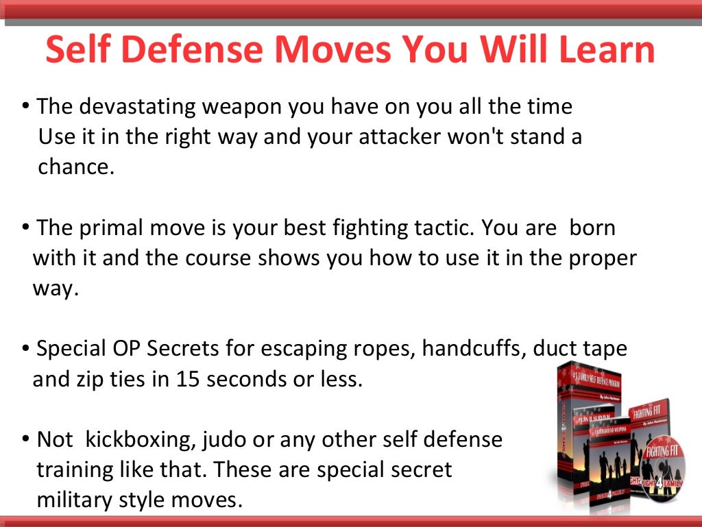 Learn Self Defense Moves