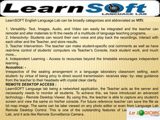 Learn Soft One LearnSOFT Language Lab | PPTX