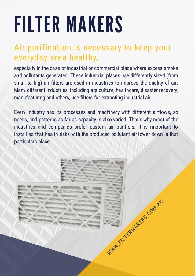 Learn Some Advantageous Reasons To Install Air Filters In Industries