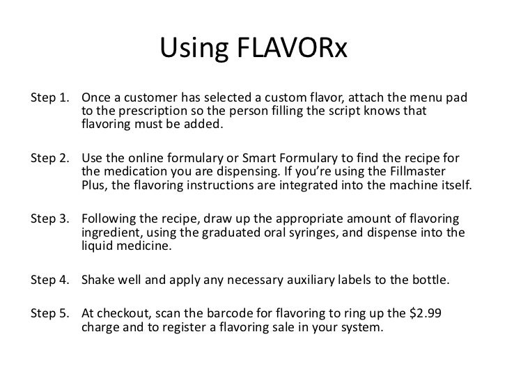 Learn something FLAVORx