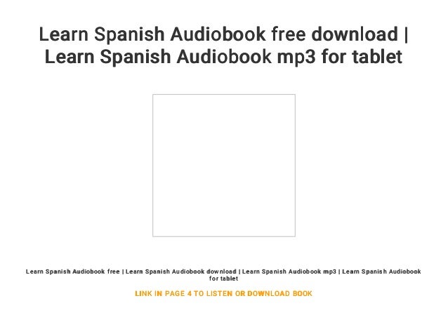 spanish audio lessons free download mp3