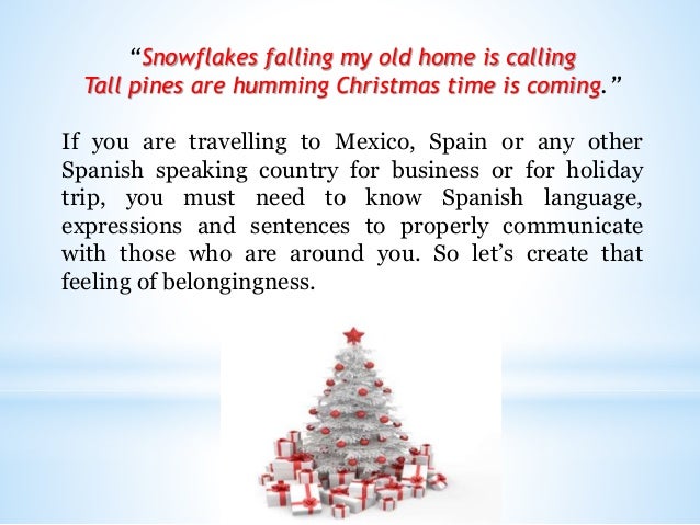 Learn Spanish Christmas Greetings and Words