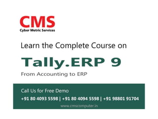 Learn the complete tally ERP 9