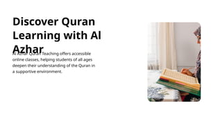 Learn the Quran Online with Al Azhar’s Trusted Scholars | PPT