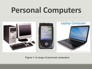Personal Computers
Figure 1: A range of personal computers
 