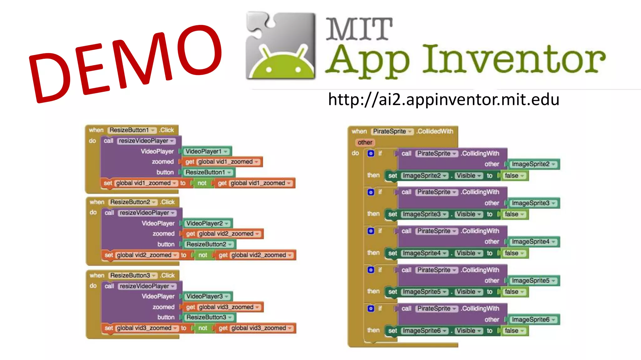 http://ai2.appinventor.mit.edu
 